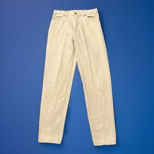VTG Levi's 550 Orange Tab Tan Beige Jeans Mens Size 33x34 Made In‎ USA 90s